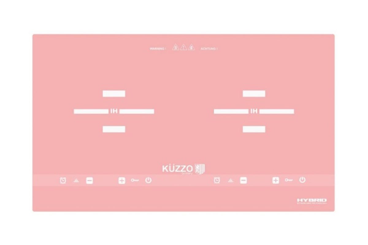 DG-289 P 73cm Dual Induction Stove (Built-in or Table-top use) - Pink