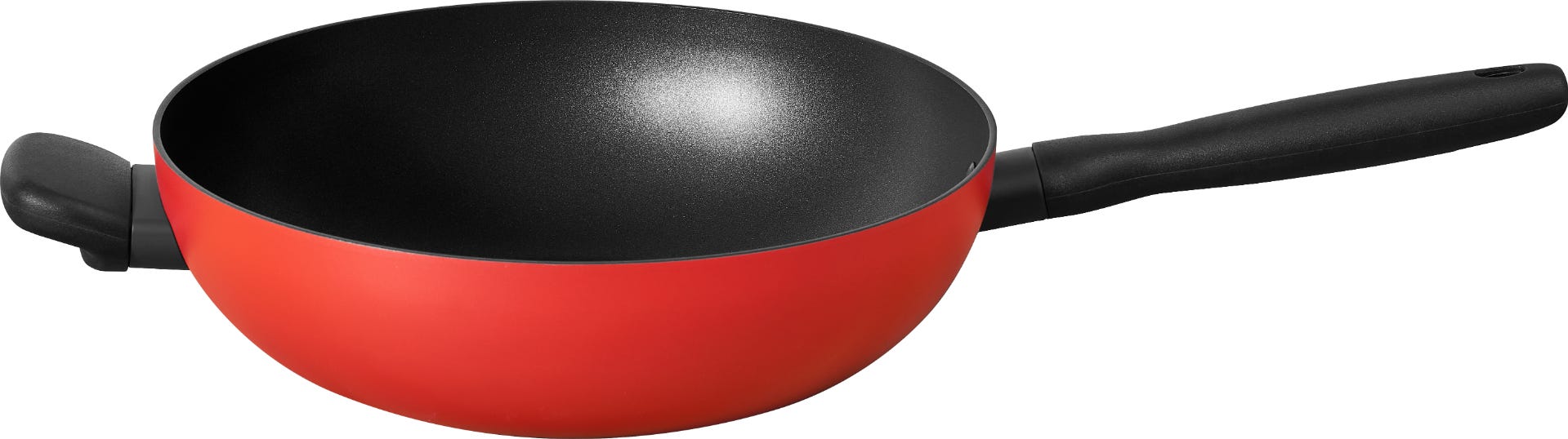 28CM OPEN STIRFRY WITH HELPER HANDLE