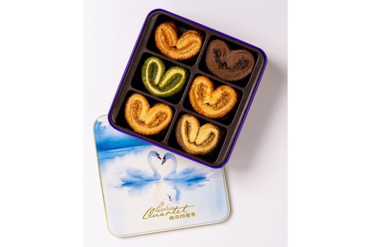 Cookies Quartet - Legend - Assorted Palmier Gift Box 220g/box (24pcs)