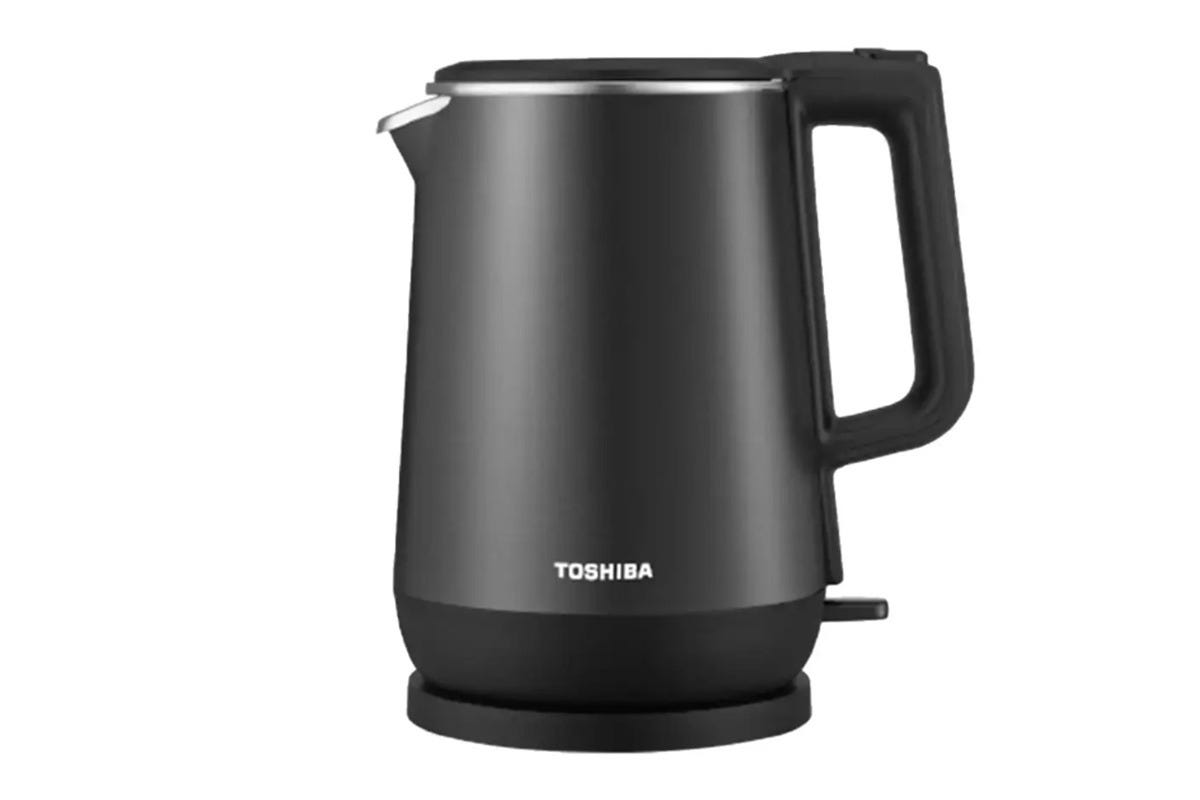 Toshiba KT-17DRTHK(H) 1.7L Cordless Double Wall Electric Kettle - Gray
