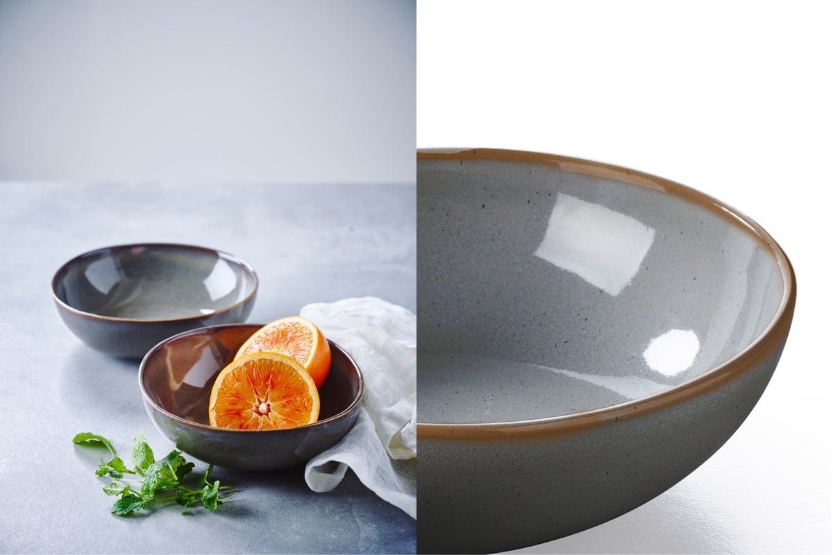 Keltum  2件裝 陶瓷碗 16厘米 (棕色)