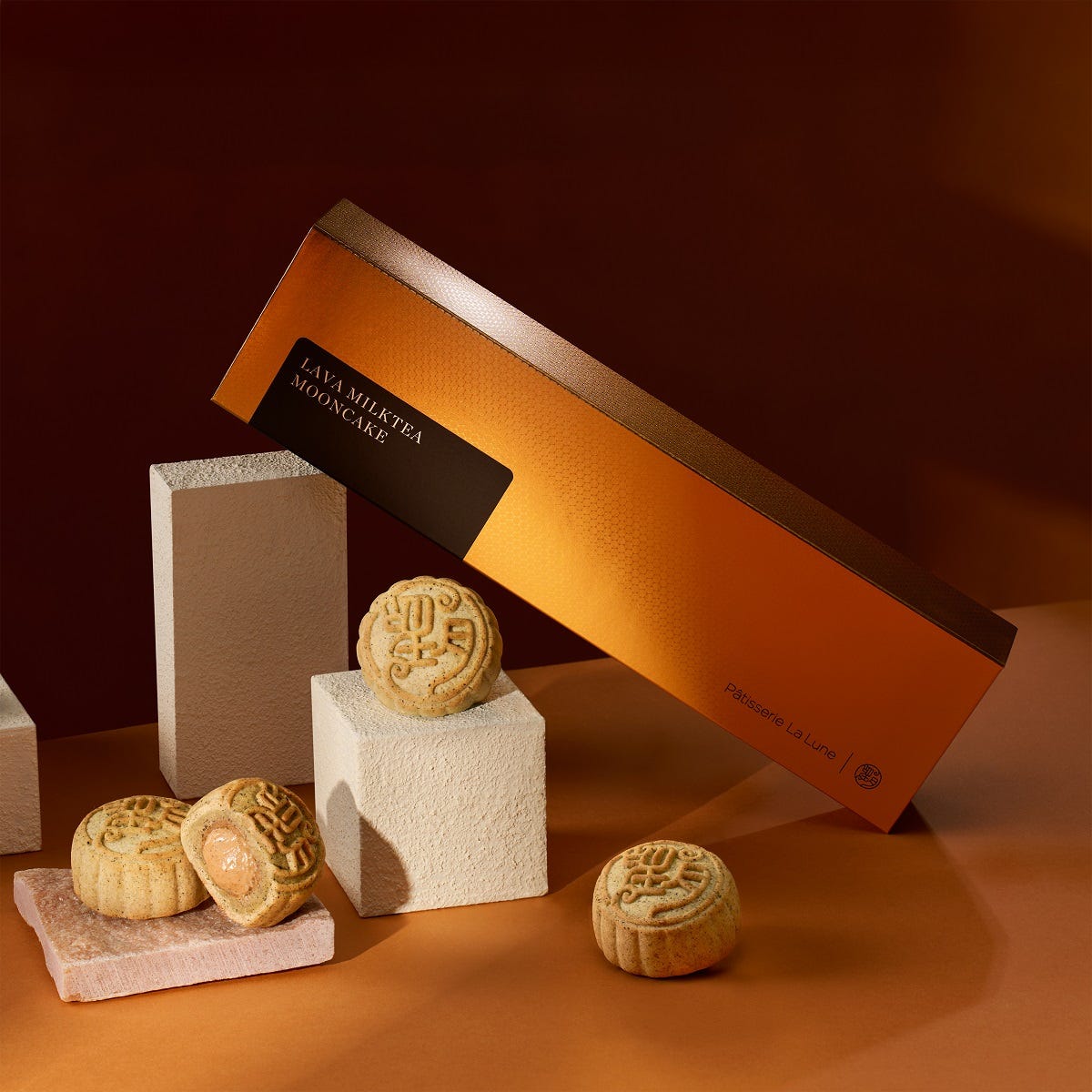 Lava Milktea Mooncake (4pcs)