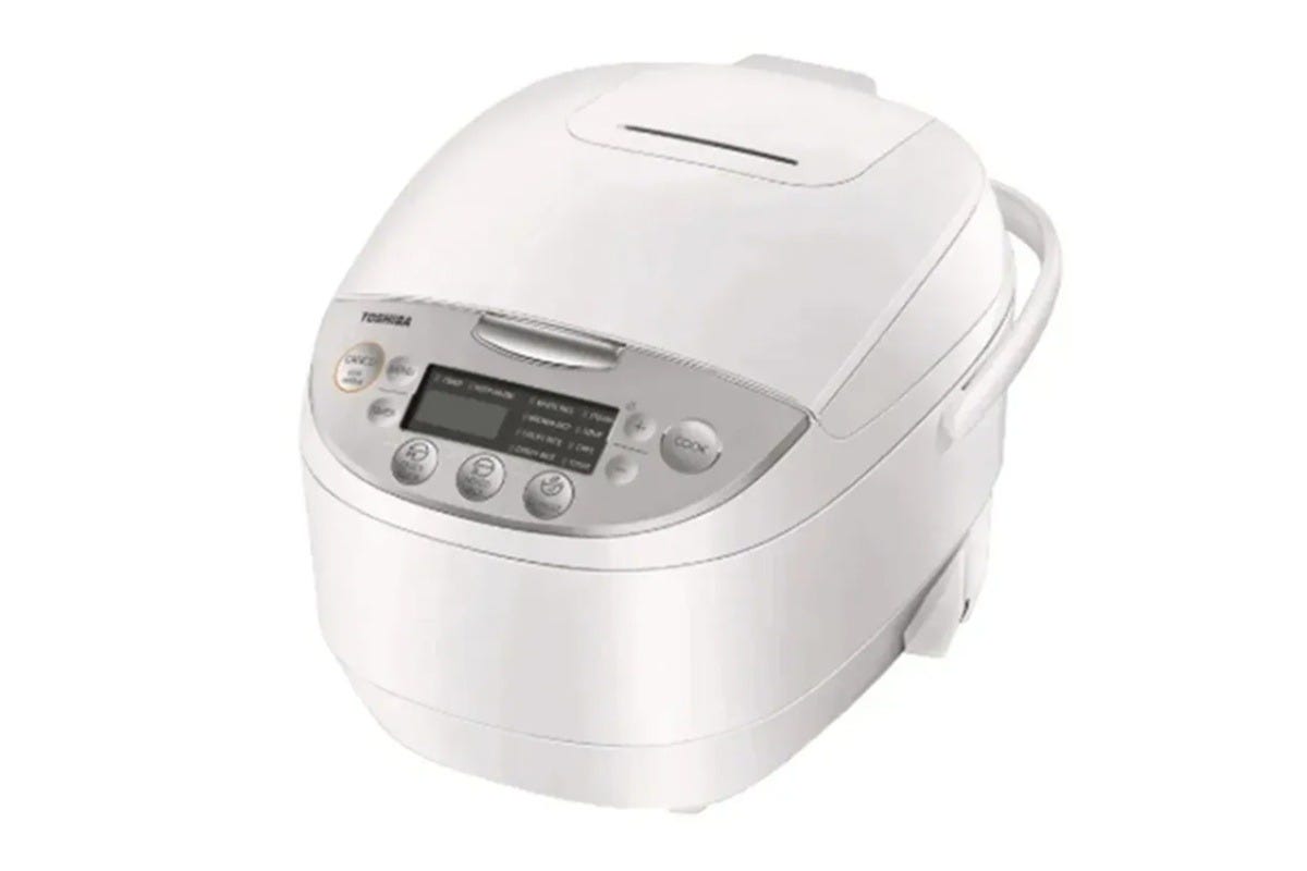 Toshiba RC-10DRNH(W) 1.0L Multi-Function Rice Cooker With Bincho Charcoal Thick Pot (White)