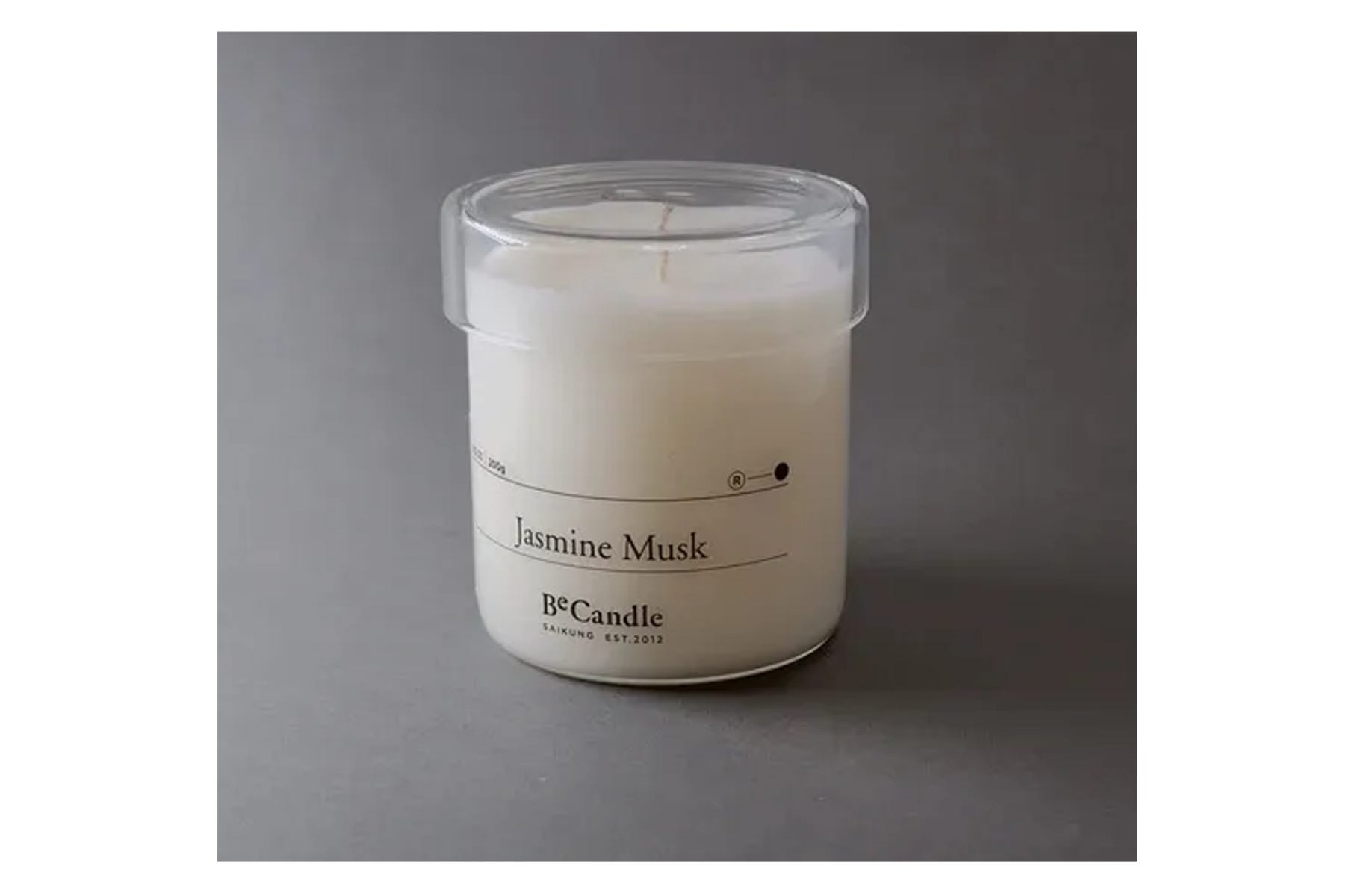 BeCandle BCSC200G033 Jasmine Musk Scented candle 200g