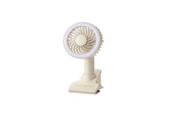 Portable Clip Light Fan - Greige