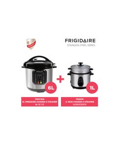 *18 Nov Start* 6L Electric Pressure Cooker FDPC206 + 1L Rice Cooker with steamer FD9010 (Limited 30 units)
