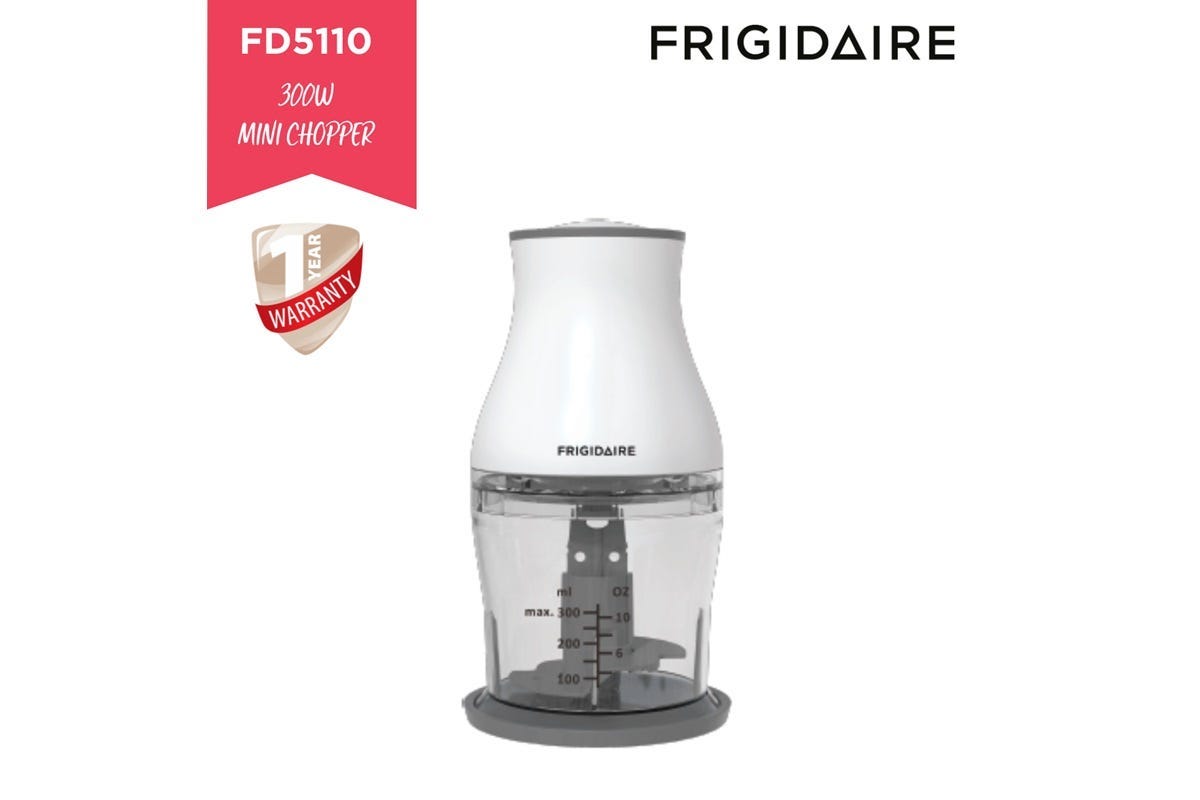 *MTR Mobile會員專享* 以500 MTR分換優惠碼再加 $110購買Frigidaire FD5110WH 300W 300ml 迷你食物處理器 (白色)