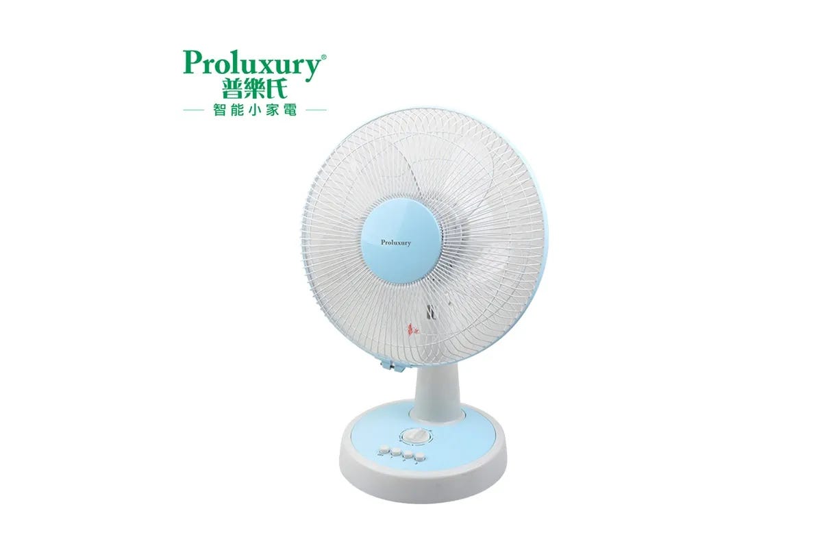 12吋座枱風扇 - 海藍色