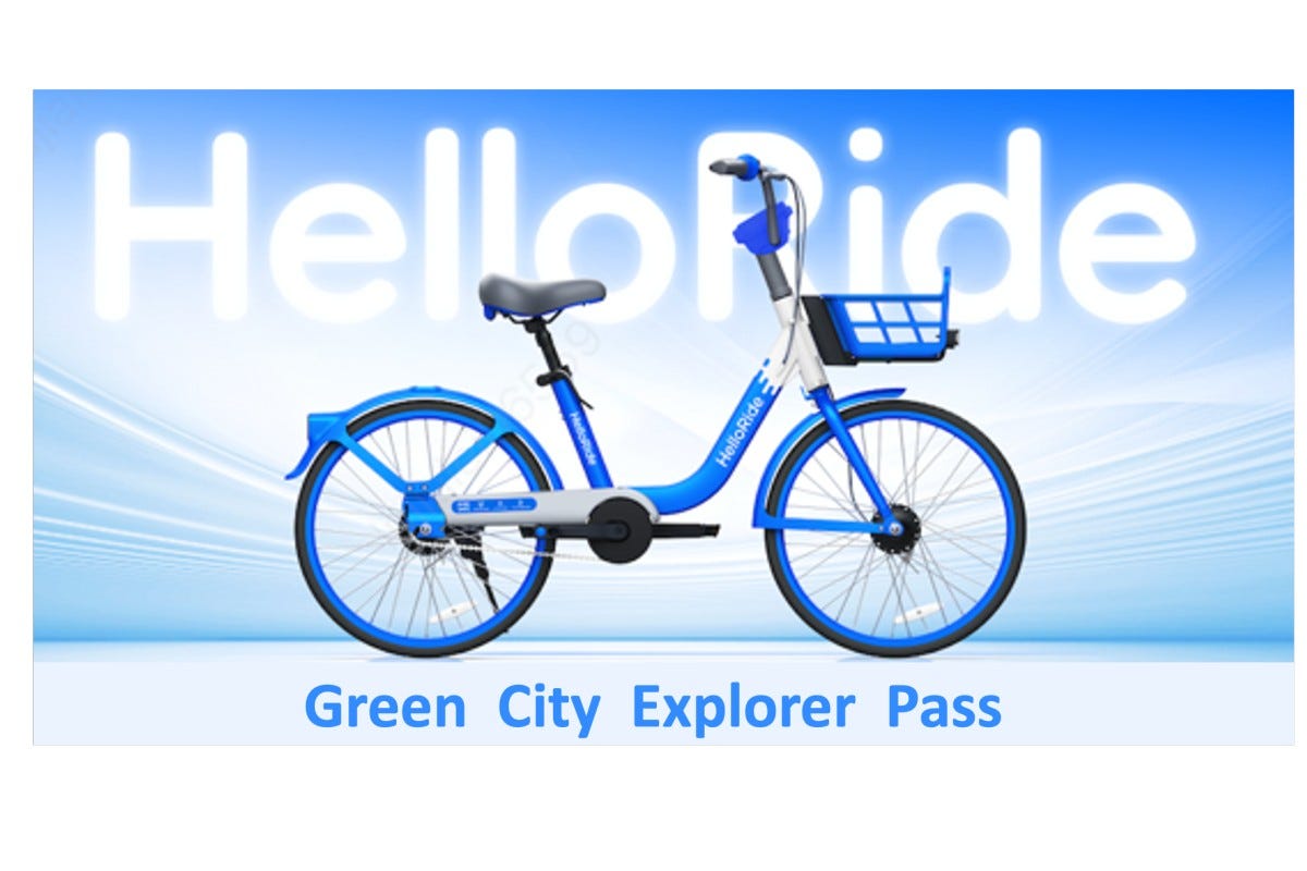 HelloRide Green City Explorer Pass