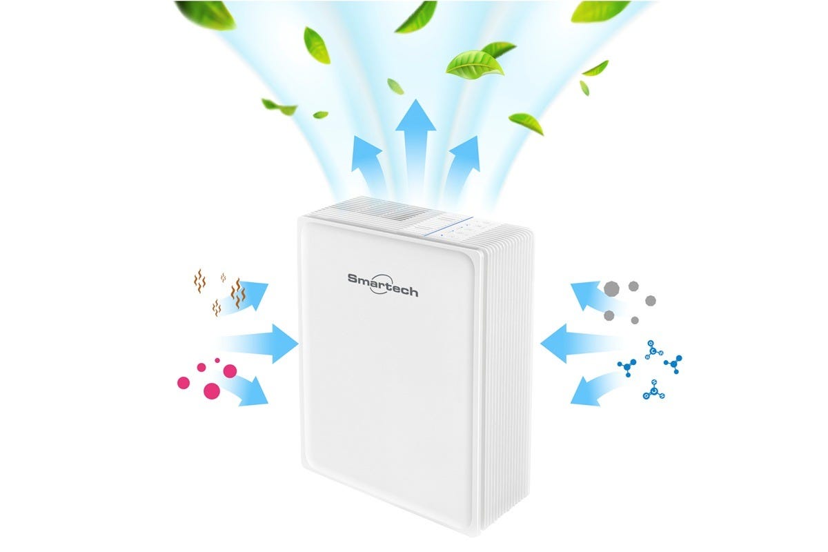 Smartech SP-1578 “Smart Fresh” Intelligent Eco Air Purifier 