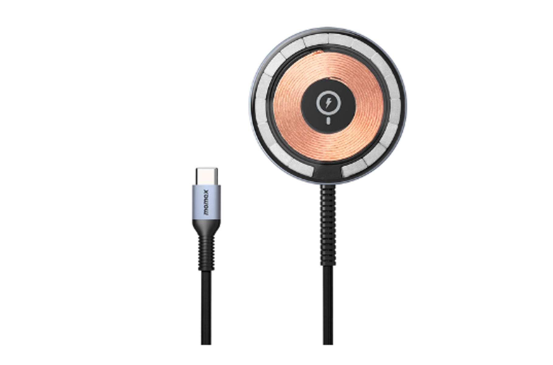 MOMAX - Q.Mag MagSafe 透明磁吸無線充電器 (UD21E)