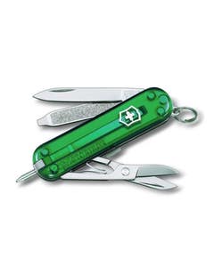 Victorinox 小刀 Signature - 綠寶石色；半透明（零售價：港幣$190）
